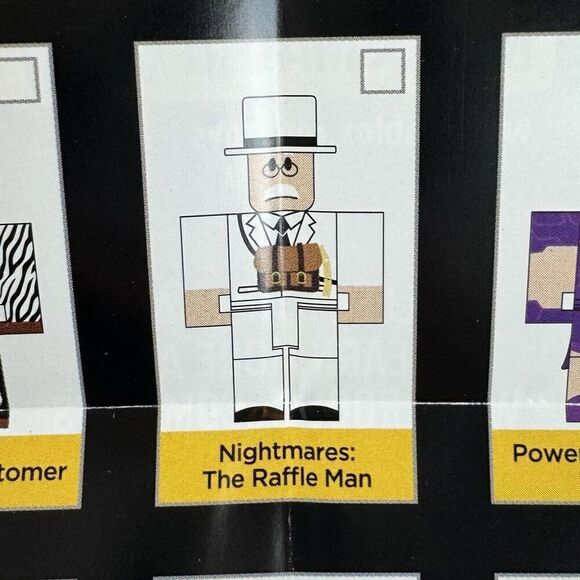 Roblox Celebrity Series 10 NIGHTMARES: THE RAFFLE MAN - Picture 3 of 5